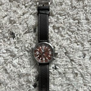 Mens Watch- Sottomarino Italia dive watch. Color Brown style code SM-50095W.